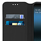 Avizar Housse Samsung Galaxy A40 Étui Folio Portefeuille Fonction Support noir pas cher