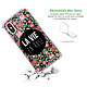 Avis Evetane Coque iPhone X/Xs anti-choc souple angles renforcés transparente Motif La Vie en Rose