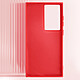 Avizar Coque pour Samsung Galaxy S24 Ultra Semi-rigide Soft-touch Anti-traces Rouge pas cher