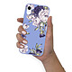 Acheter LaCoqueFrançaise Coque iPhone Xr Silicone Liquide Douce lilas Pivoines Violettes