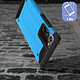 Avis Avizar Coque Samsung Galaxy Note 20 Ultra Bi-matière Design Relief Antichute Bleu