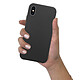 Acheter Evetane Coque iPhone X/Xs effet cuir grainé Noir