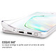 Evetane Coque Samsung Galaxy Note 10 360° intégrale protection avant arrière silicone transparente Motif pas cher