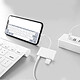 Avizar Lecteur carte iPhone / iPad Lightning vers USB / TF / Micro-SD / Lightning Blanc pas cher
