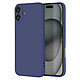 Avizar Coque pour iPhone 16 Silicone Finition Mate Soft Touch Bleu Nuit Protection fiable contre les rayures, les éraflures et les impacts du quotidien