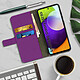Avis Avizar Housse Samsung Galaxy A52 et A52s Porte-carte Fonction Support Vidéo violet