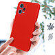 Acheter Avizar Coque pour Xiaomi Redmi Note 12 Pro 5G et 12 Pro Plus 5G Silicone Semi-rigide Finition Soft-touch  Rouge