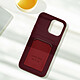 Acheter Avizar Coque pour iPhone 14 Pro Max Silicone Souple Porte-carte Fine Légère  violet