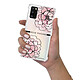 LaCoqueFrançaise Coque Samsung Galaxy A41 anti-choc souple angles renforcés transparente Motif Rose Pivoine pas cher