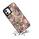 Avis LaCoqueFrançaise Coque iPhone 12 Mini miroir Fleurs Beige et Rose Design