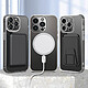 Acheter Avizar Coque MagSafe pour iPhone 14 Pro Max Dos Rigide Transparent Contour Souple Coins Antichocs