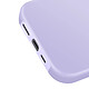 Avizar Coque pour iPhone 16 Pro Silicone Souple Intérieur Doux Bord Surélevé Violet Clair pas cher