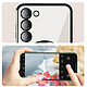 Avizar Coque MagSafe pour Samsung S23 Plus silicone protection caméra Transparent / Vert pas cher