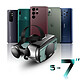 Avis Casque VR Téléphone 3D Lentille Anti-Lumière Bleue Audio Jack 3.5mm Intégré Noir