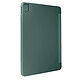 Avizar Étui pour iPad Pro 11 2024 Clapet Pliable Support Multipostions Vert Foncé Protection complète contre les chutes, impacts et rayures du quotidien