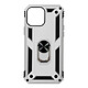 Avizar Coque iPhone 13 Antichoc Hybride Bague Support Vidéo argent Coque bi-matière spécialement conçue pour votre iPhone 13