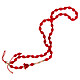 Avizar Bijou de Téléphone Bracelet à Perles Rouges Collection Audacious Bracelet téléphone pratique et décoratif, Collection Audacious, pour empêcher votre téléphone de glisser de vos mains.
