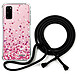 Evetane Coque cordon Samsung Galaxy S20 Dessin Confettis De Coeur Coque cordon Samsung Galaxy S20 Dessin Confettis De Coeur