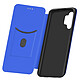 Avizar Housse Samsung Galaxy A32 5G Clapet Porte-carte Dragonne Effet Carbone bleu nuit - Un étui folio alliant design, protection et praticité, spécialement conçu pour Samsung Galaxy A32 5G