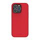 So Seven Coque pour iPhone 14 Pro SMOOTHIE RECYCLE Rouge Silicone et anti-tâche