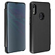 Avizar Housse Honor 8A et Huawei Y6 2019 / Y6S Miroir Clapet translucide Support noir - Étui Folio conçu pour le Huawei Y6 2019 et Honor 8A