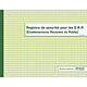 EXACOMPTA Piqûre 24x32cm Registre de sécurité pour les établissement recevant du public (ERP) - 32 pages x 5 Registre