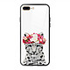 Evetane Coque iPhone 7 Plus/ 8 Plus Coque Soft Touch Glossy Leopard Couronne Design Coque iPhone 7 Plus/ 8 Plus Coque Soft Touch Glossy Leopard Couronne Design