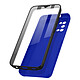 Avizar Coque Samsung Galaxy A02s Arrière Rigide et Avant Souple - bleu Protection 360° spécialement conçue pour Samsung Galaxy A02s, enveloppant votre smartphone dans son intégralité