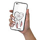 Evetane Coque iPhone 6/6s Coque Soft Touch Glossy Attrape coeur Design pas cher