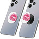 Acheter Popsockets PopGrip Design Kiss pour Smartphone, Bague et Support Universel Noir