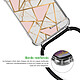 Acheter LaCoqueFrançaise Coque cordon Samsung Galaxy S20 Dessin Marbre Rose