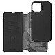 Decoded Étui Cuir pour iPhone 15 Plus Coque détachable Anti-chutes 1.2m Portefeuille Compatible MagSafe Noir Etui Noir en Cuir, iPhone 15 Plus