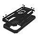 Avizar Coque pour iPhone 15 Pro Antichoc Hybride Bague Support Magnétique  Noir pas cher