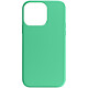 Avizar Coque pour iPhone 15 Pro Max Silicone Semi-rigide Finition Douce au Toucher Fine  Vert Coque de protection vert, collection Fast Cover, spécialement conçue pour votre iPhone 15 Pro Max