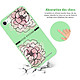Avis LaCoqueFrançaise Coque iPhone 7/8 Silicone Liquide Douce vert pâle Rose Pivoine