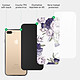 Acheter LaCoqueFrançaise Coque iPhone 7 Plus/ 8 Plus Coque Soft Touch Glossy Pivoines Violettes Design