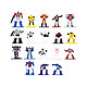 Transformers - Pack 18 figurines Transformers Diecast Nano Metalfigs 4 cm Pack 18 figurines Transformers Diecast Nano Metalfigs 4 cm, série 1.