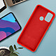 Acheter Avizar Coque Honor 9A Silicone Semi-rigide Finition Soft Touch rouge