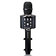 LENCO BMC-090BK - Microphone sans-fil pour Karaoké  - Noir Fonction haut-parleur et éclairage