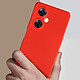 Avizar Coque pour OnePlus Nord CE 3 Lite 5G Silicone Soft Touch Finition Mate Anti-trace  Rouge pas cher