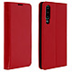 Avizar Étui Huawei P30 Housse Folio Cuir Support Vidéo rouge Étui Flip book cover spécialement conçu pour Huawei P30