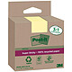 POST-IT Super Sticky Recycling Notes, 4x70 feuilles 76 x 76 mm, jaune Notes repositionnable