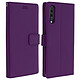 Avizar Housse Samsung Galaxy A70 Etui Portefeuille Support Vidéo Porte-carte violet - Housse folio spécialement conçue pour Samsung Galaxy A70