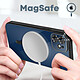Avis Avizar Coque MagSafe pour iPhone 12 Silicone Protection Caméra  Contour Chromé Noir