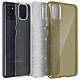 Avizar Coque Samsung Galaxy A31 Paillette Amovible Silicone Semi-rigide doré Coque de protection spécialement conçue pour Samsung Galaxy A31