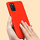Acheter Avizar Coque Samsung Galaxy A02s Silicone Gel Souple Finition Soft Touch rouge