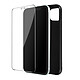 Avizar Coque pour iPhone 11 Souple Noir et Verre Trempé 9H  Transparent Pack coque + verre trempé pour protéger intégralement votre IPhone 11
