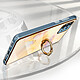 Avis Avizar Coque Samsung Galaxy A32 Bi-matière Bague de maintien Motif marbre champagne