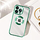 Avizar Coque pour iPhone 14 Pro Paillette Amovible Silicone Gel  Vert pas cher