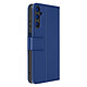 Avizar Étui pour Samsung A05s Clapet Portefeuille Support Vidéo  Bleu Nuit Etui en éco-cuir, série Essential, conçu pour Samsung Galaxy A05s 4G